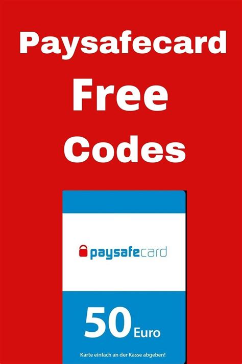 kostenlose paysafecard code